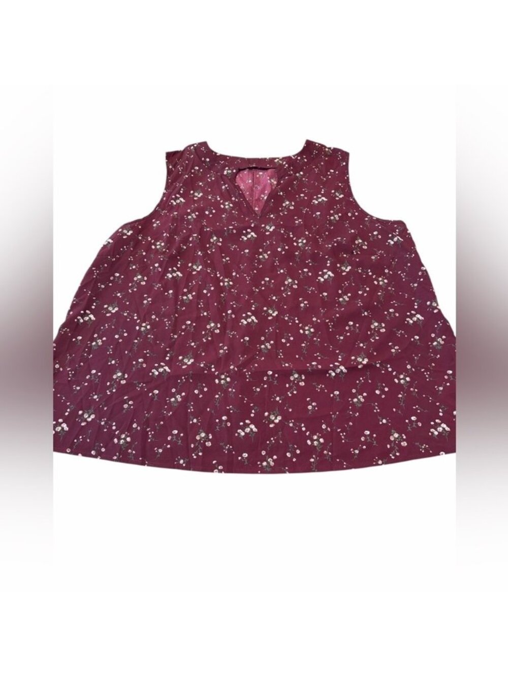 Women’s Floral Sleeveless Top Tank Top Size 4XL